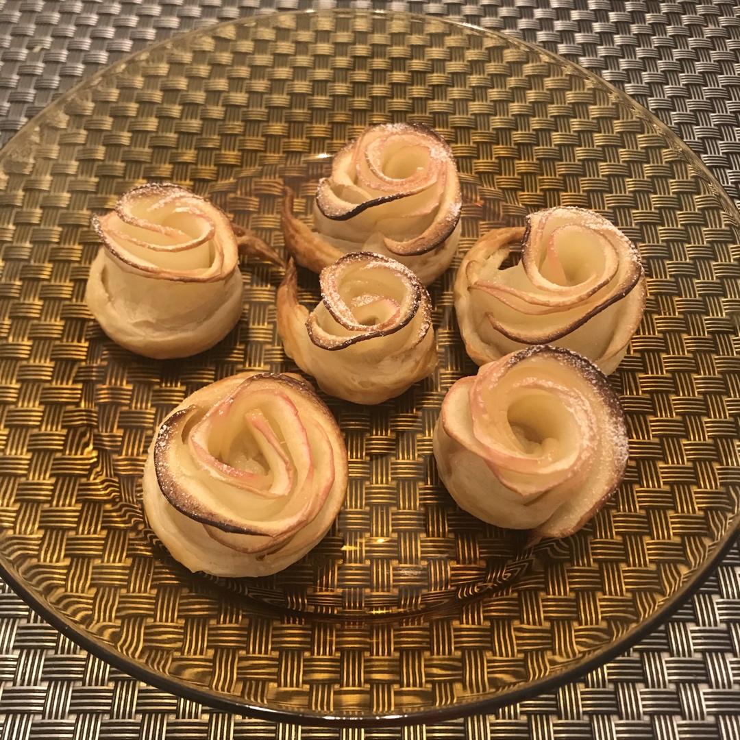 苹果玫瑰塔（手抓饼版）
