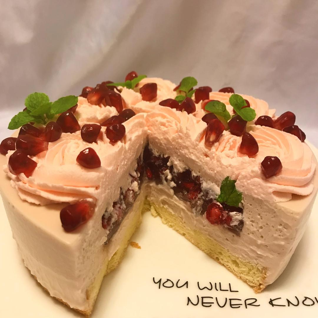 [cookingtree] 石榴蛋糕 Pomegranate Cake