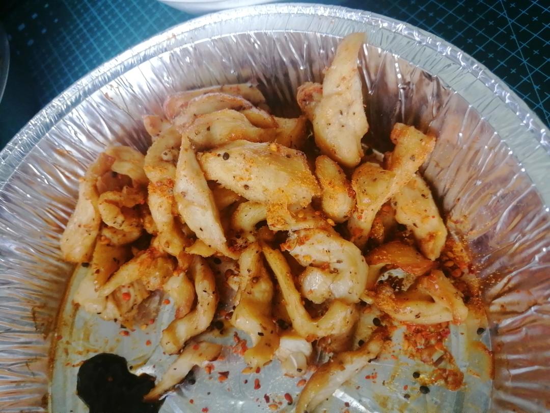 减脂餐|空气炸锅烤鸡胸肉，低脂低卡