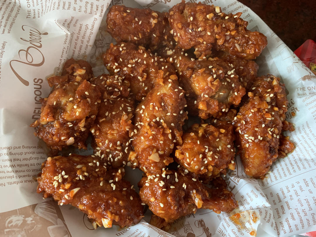 好吃到舔手指❗️甜辣酥脆的韩式炸鸡，简单零难度