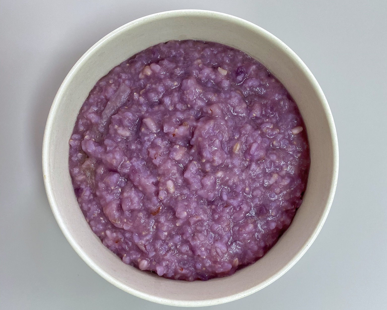 九月龄宝宝辅食—紫色能量粥的做法