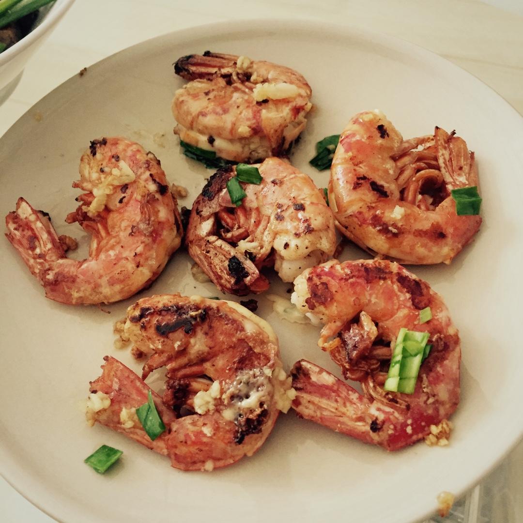 蒜蓉芝士煎阿根廷红虾