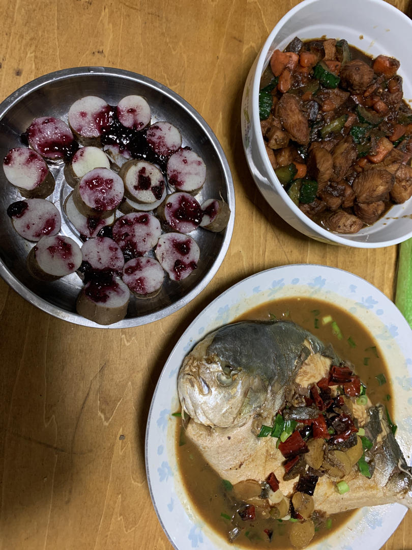 红烧金鲳鱼