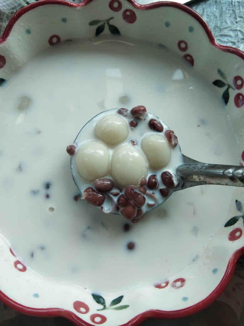 夏日必备之红豆糯米丸子的做法