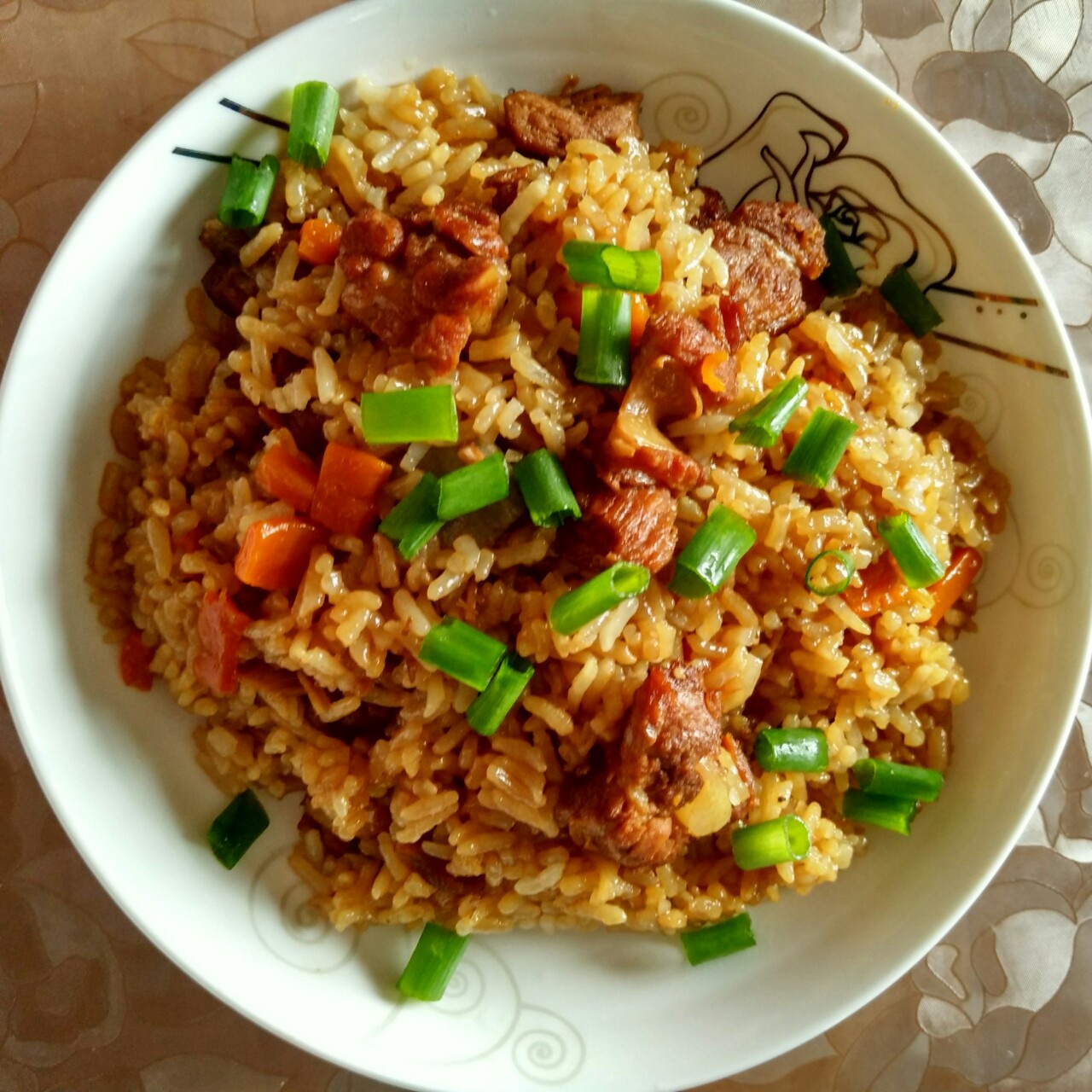 喷香排骨焖饭（爆好吃）