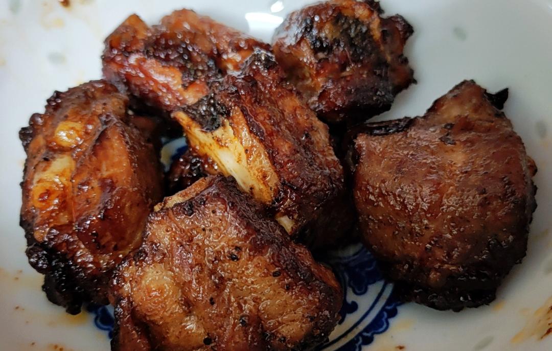 烤猪肋排  (空气炸锅)