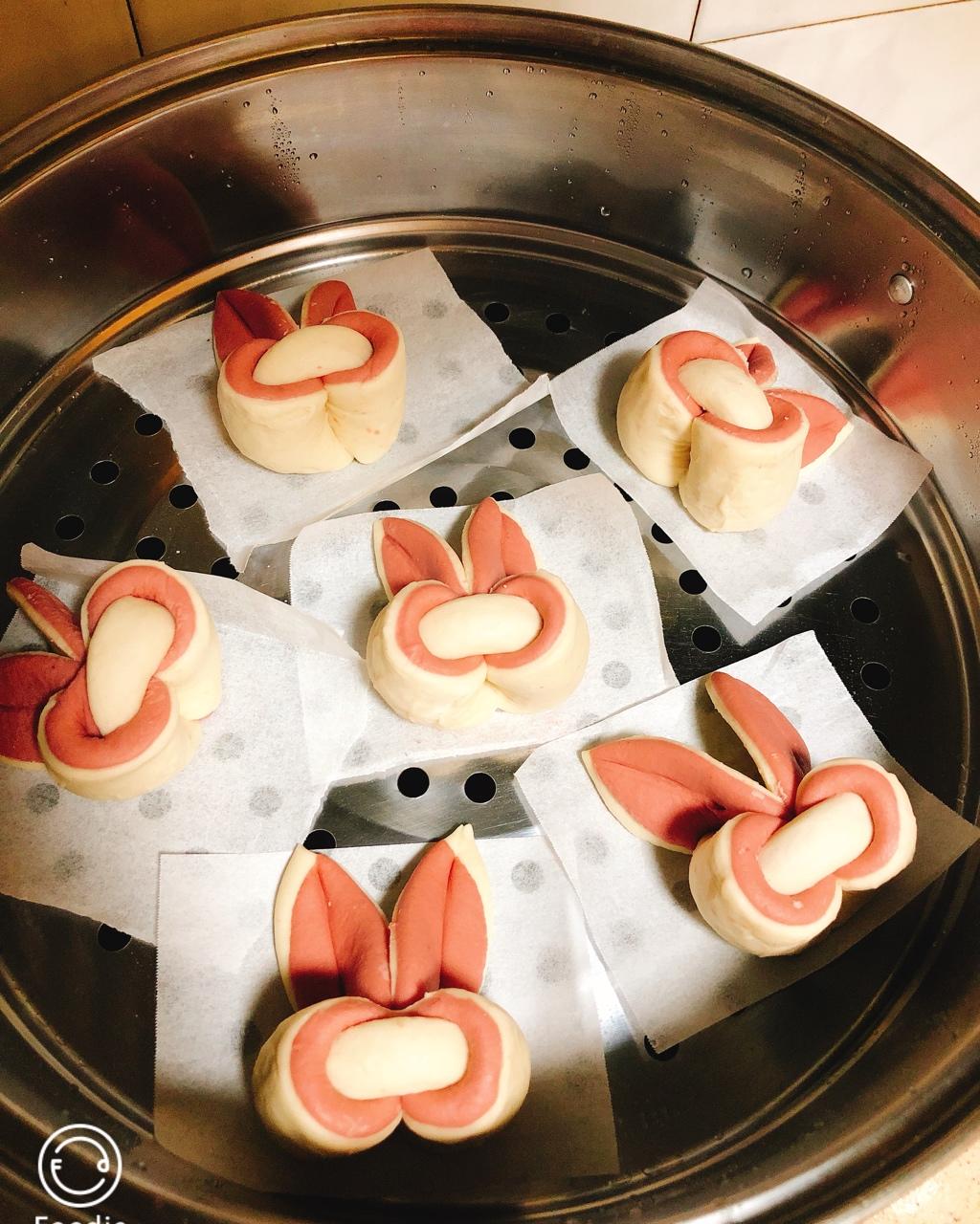 卡通兔子馒头