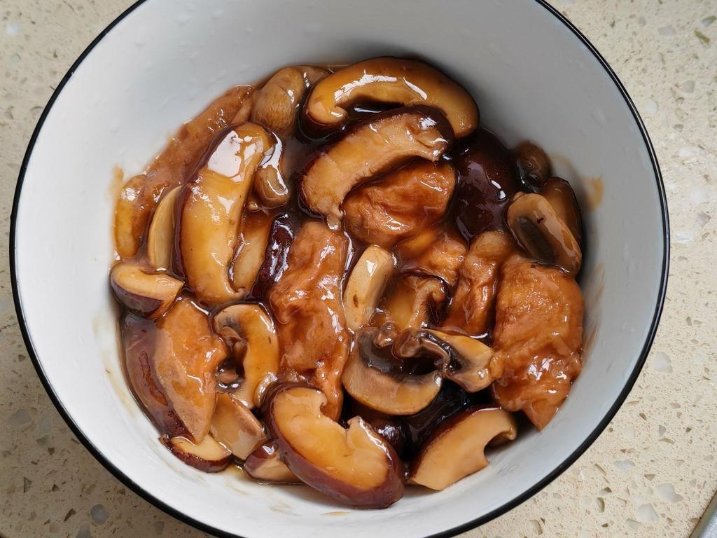 江南菜——蚝油双菇油面筋