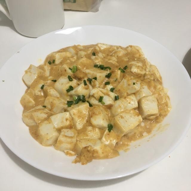 咸蛋黄豆腐