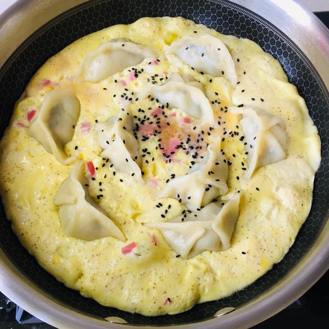 懒人快手抱蛋煎饺