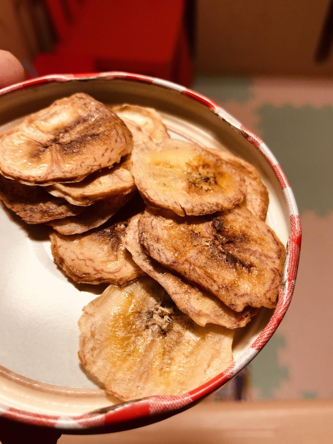 烤香蕉片的做法