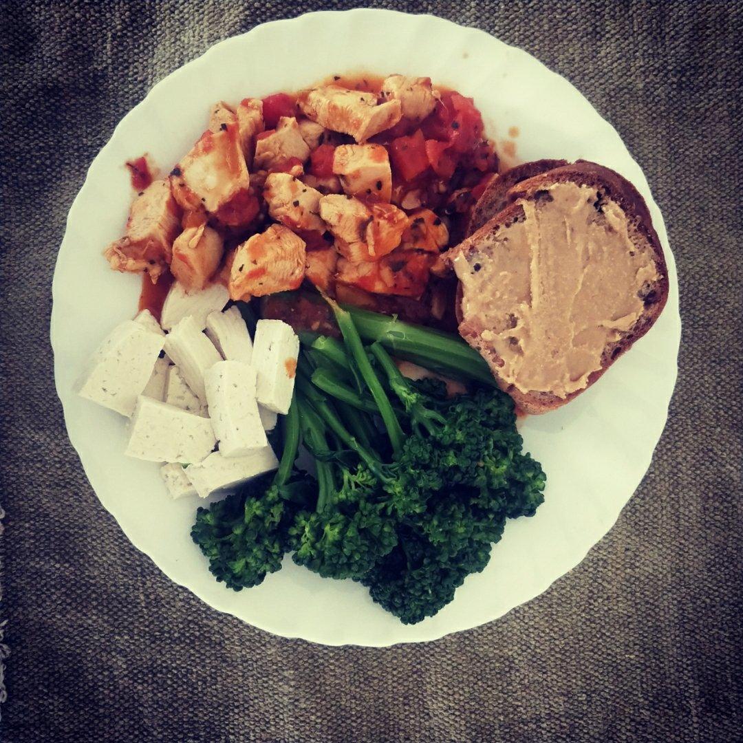 番茄炖鸡胸丨健康·三餐