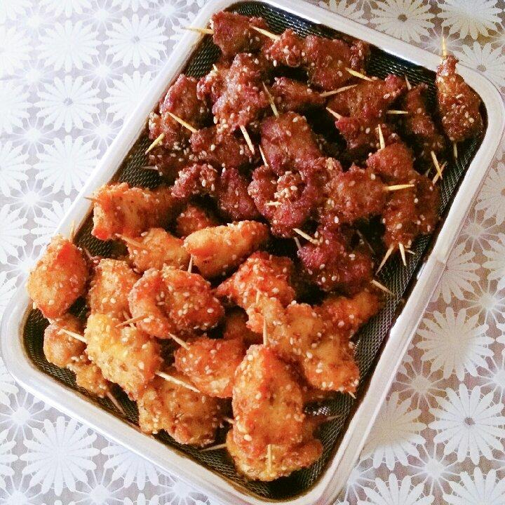 自制串串香（牛肉串，鸡肉串，猪肉串）