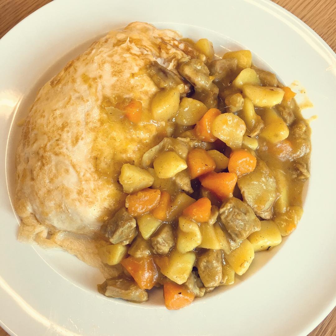 日式黄金咖喱蛋包饭（2-3人份）