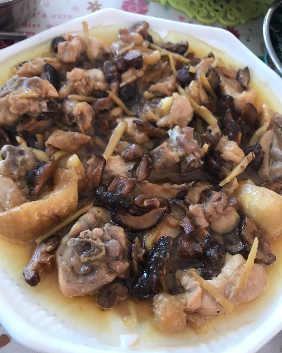 香菇蒸滑鸡