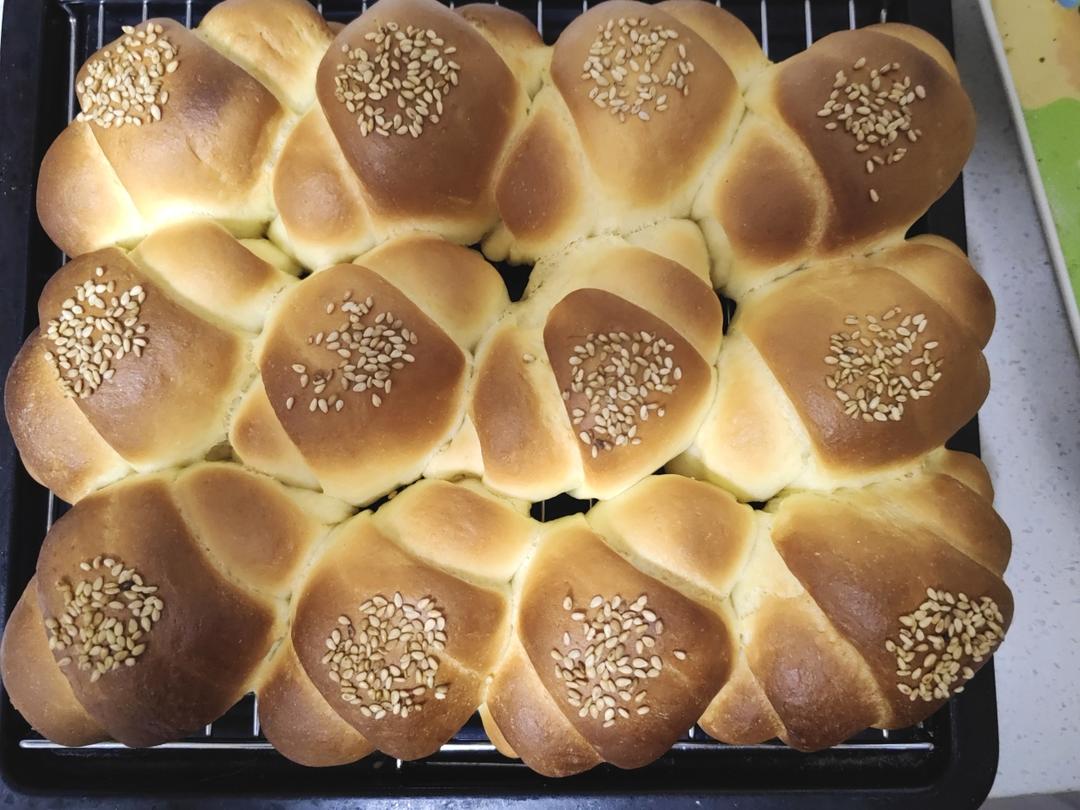 牛奶面包卷（直接法）