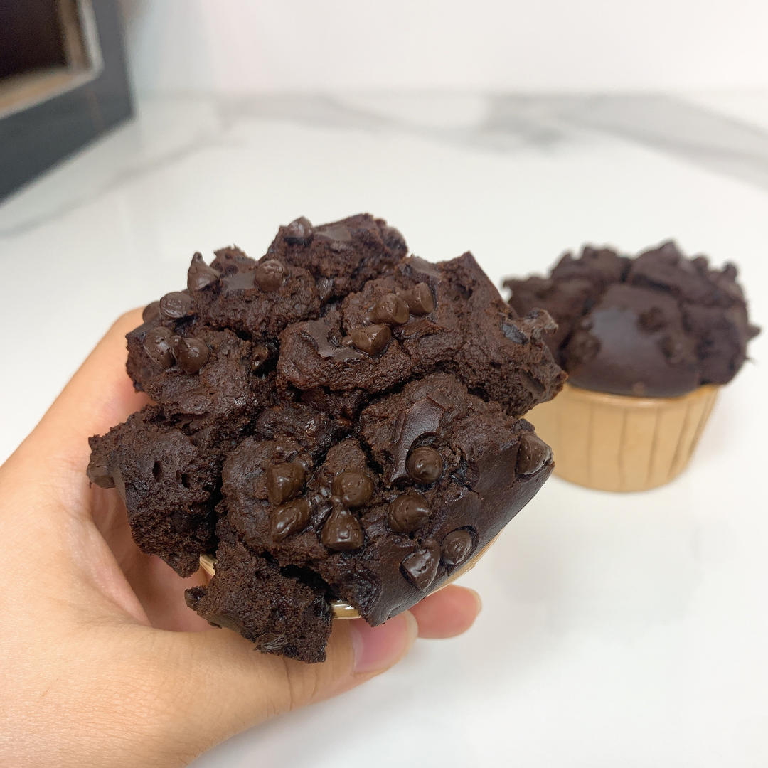 在家做巧克力蘑菇头麦芬蛋糕🍫