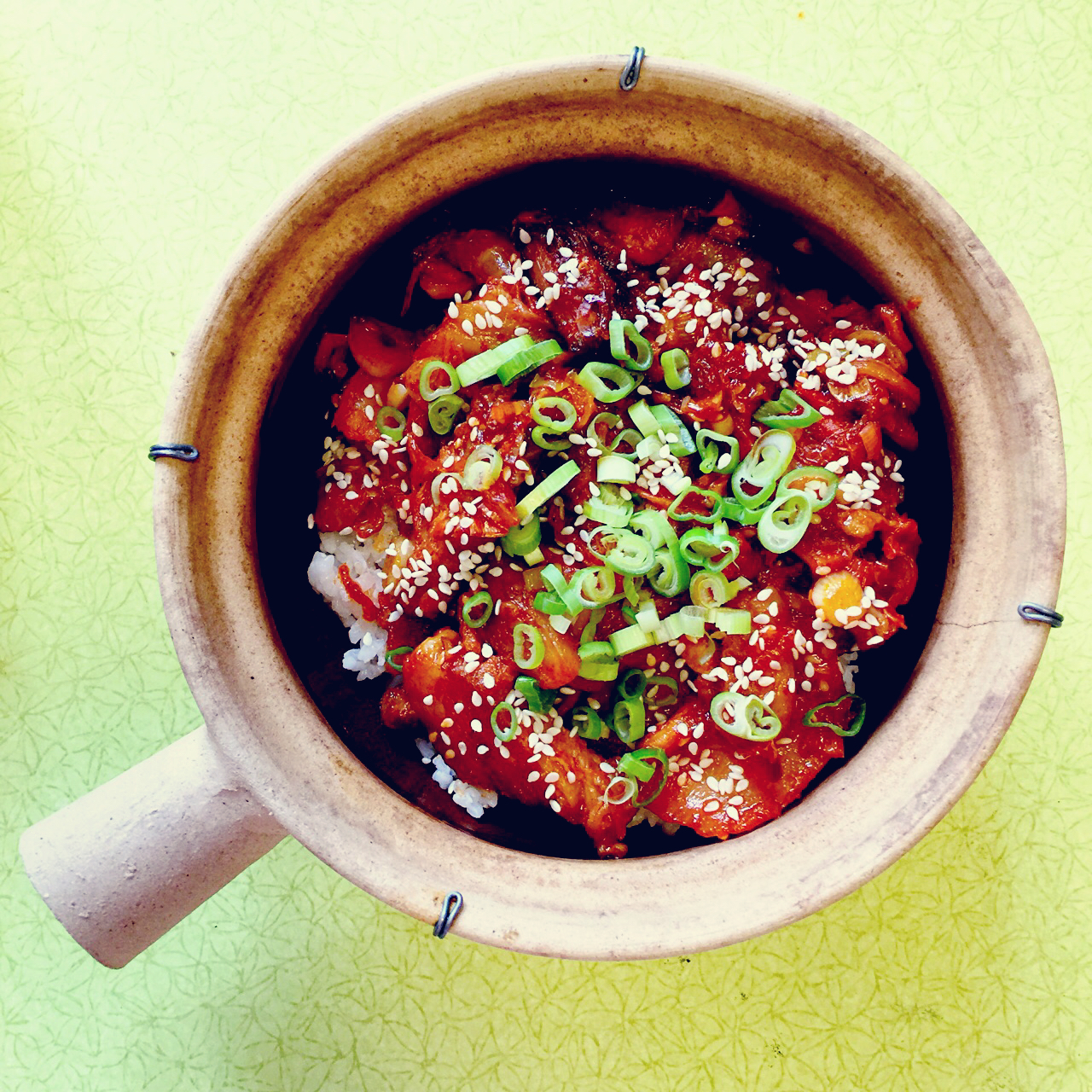 辣白菜炒五花肉