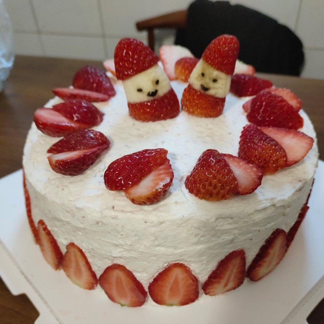 《Tinrry+》草莓奶油蛋糕（8寸配方）