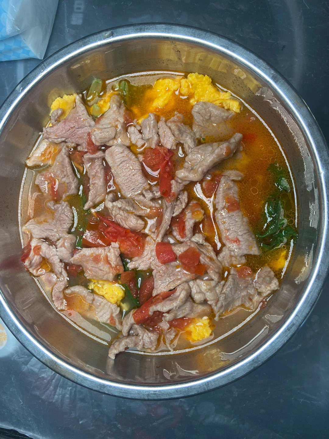 🍅开胃的番茄滑肉片汤
