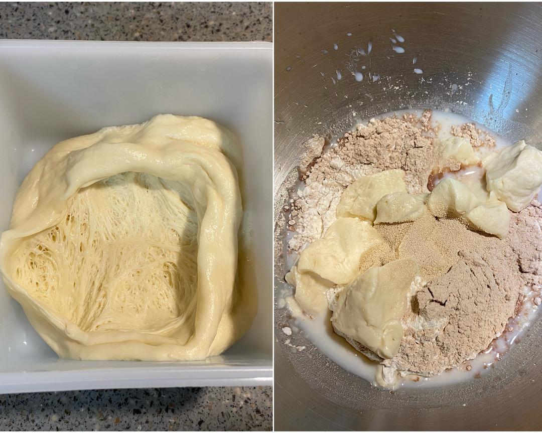 纯奶手撕吐司的做法 步骤1