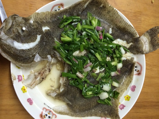 清蒸多宝鱼