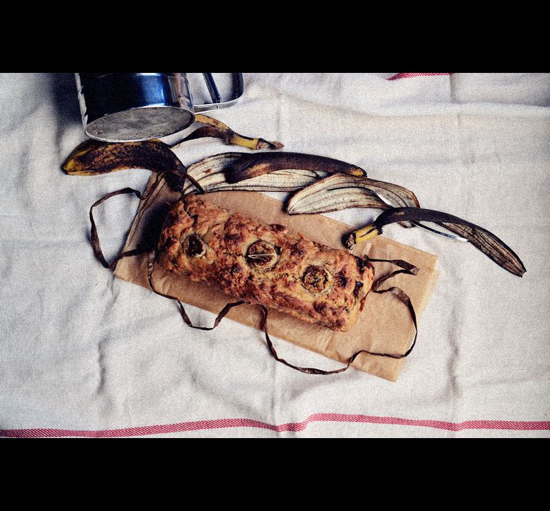 天然酵种香蕉蛋糕