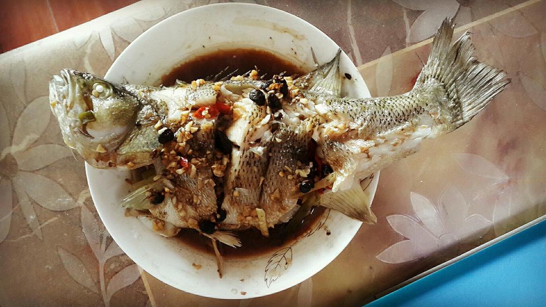 清蒸豆豉鲈鱼