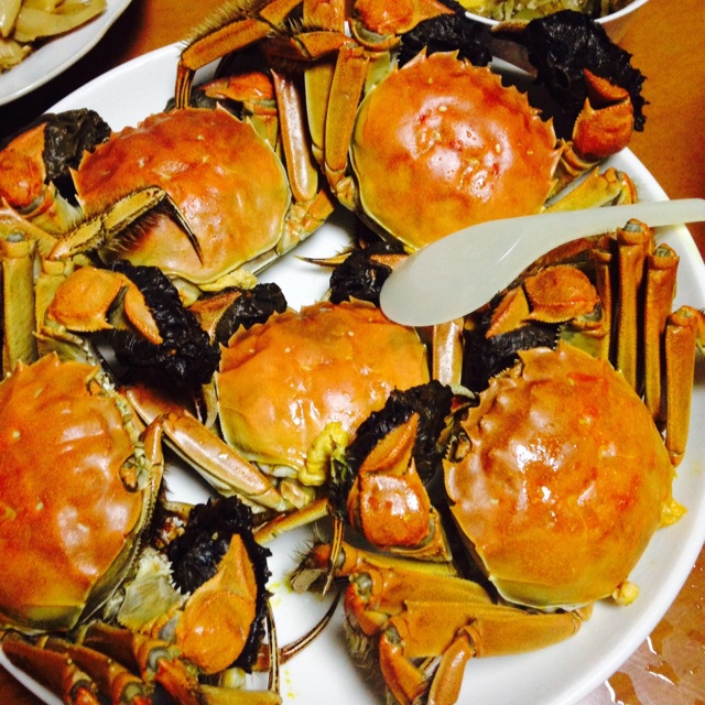 清蒸大闸蟹