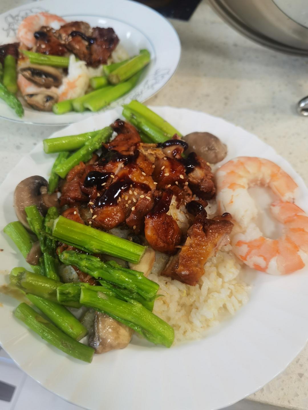照烧鸡腿饭