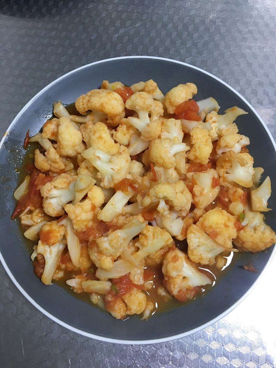 红烩花菜