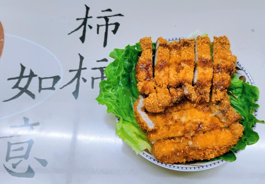 家常快手菜 日式炸猪排（自调酱汁）