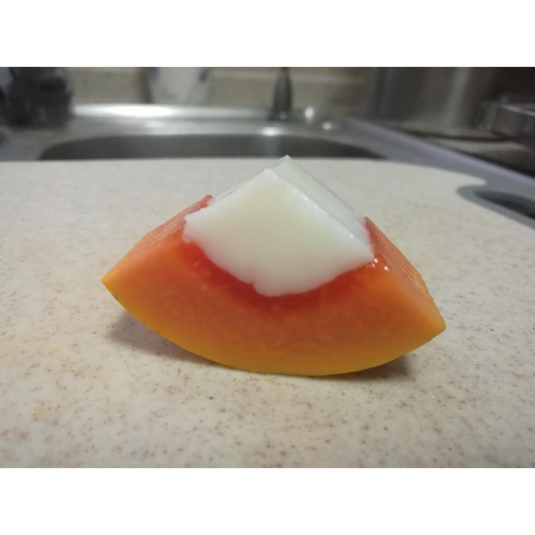 木瓜牛奶冻