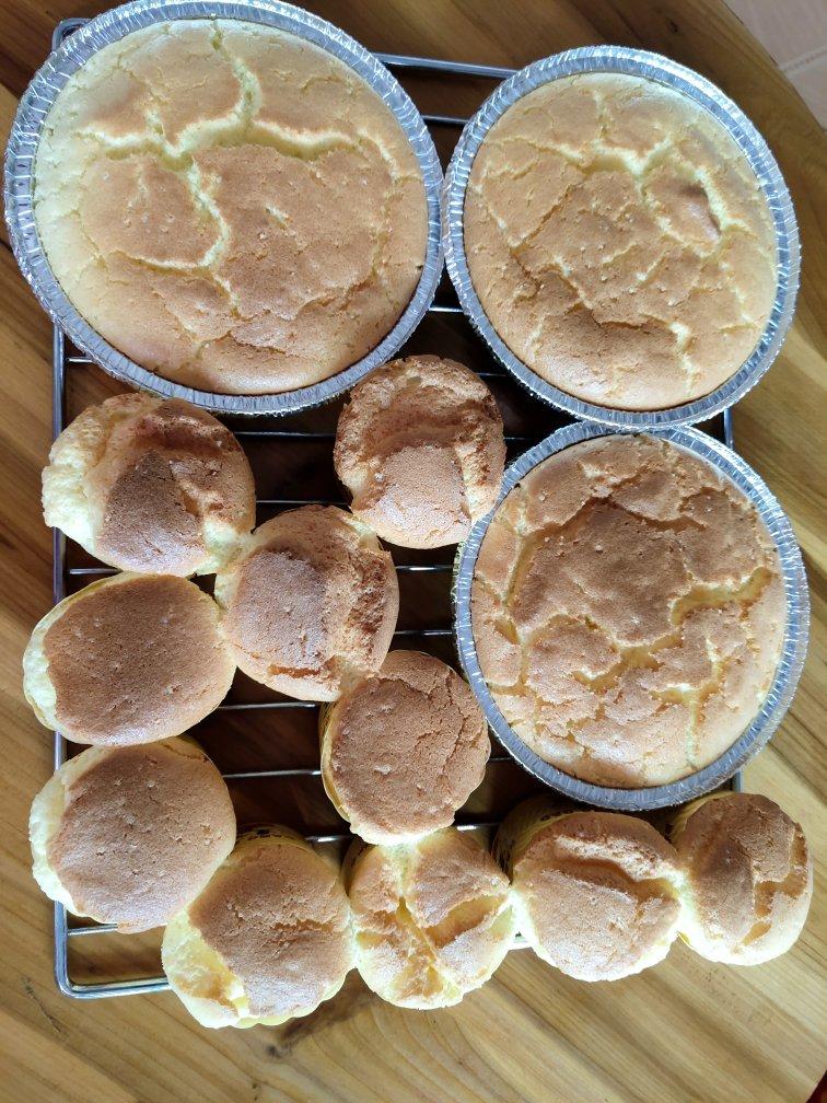 零失败~戚风纸杯小蛋糕🍰 ✨／8寸版戚风蛋糕