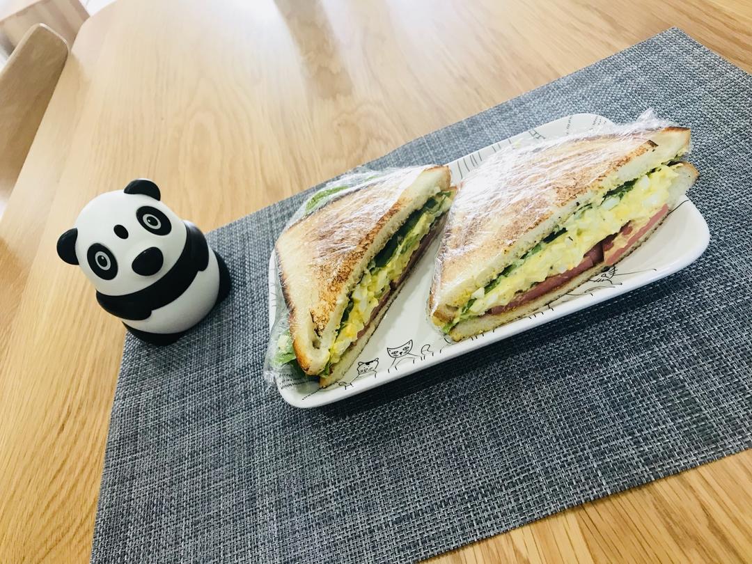 吐司鸡蛋芝士三明治！新做法！❤️