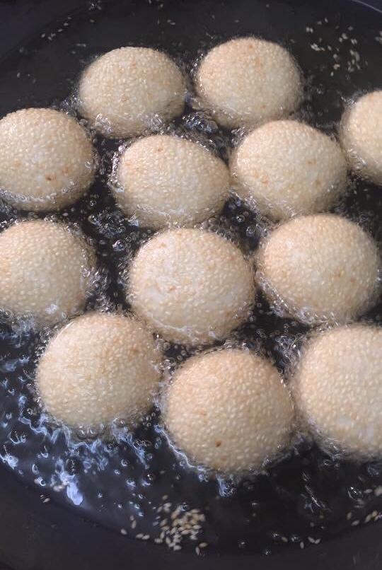 豆沙麻球