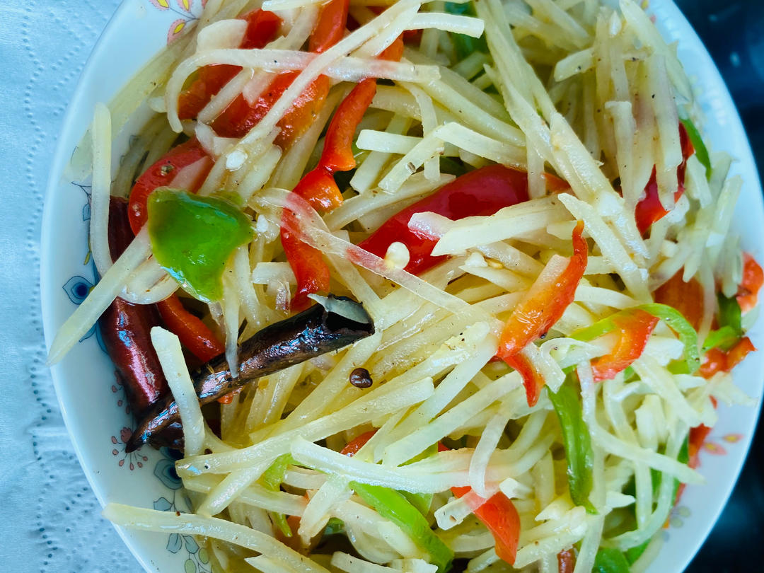 比川菜馆还要好吃的酸辣土豆丝