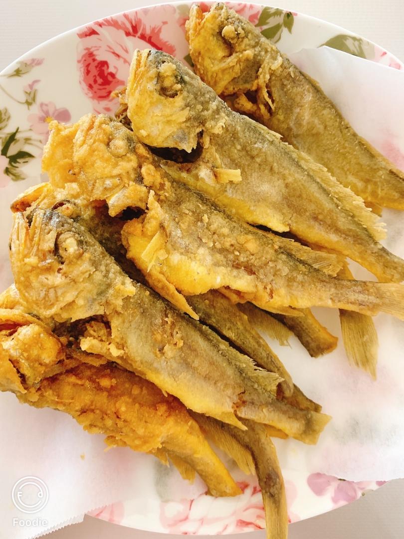 酥炸小黄鱼～吸油少