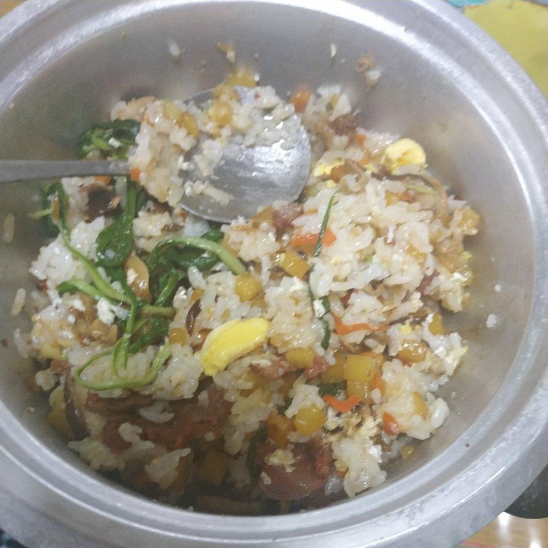 懒人煲仔饭（电饭锅）