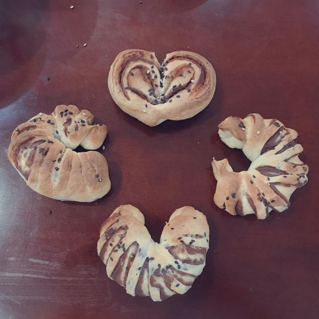 豆沙面包|包含5种整形方法|干货篇