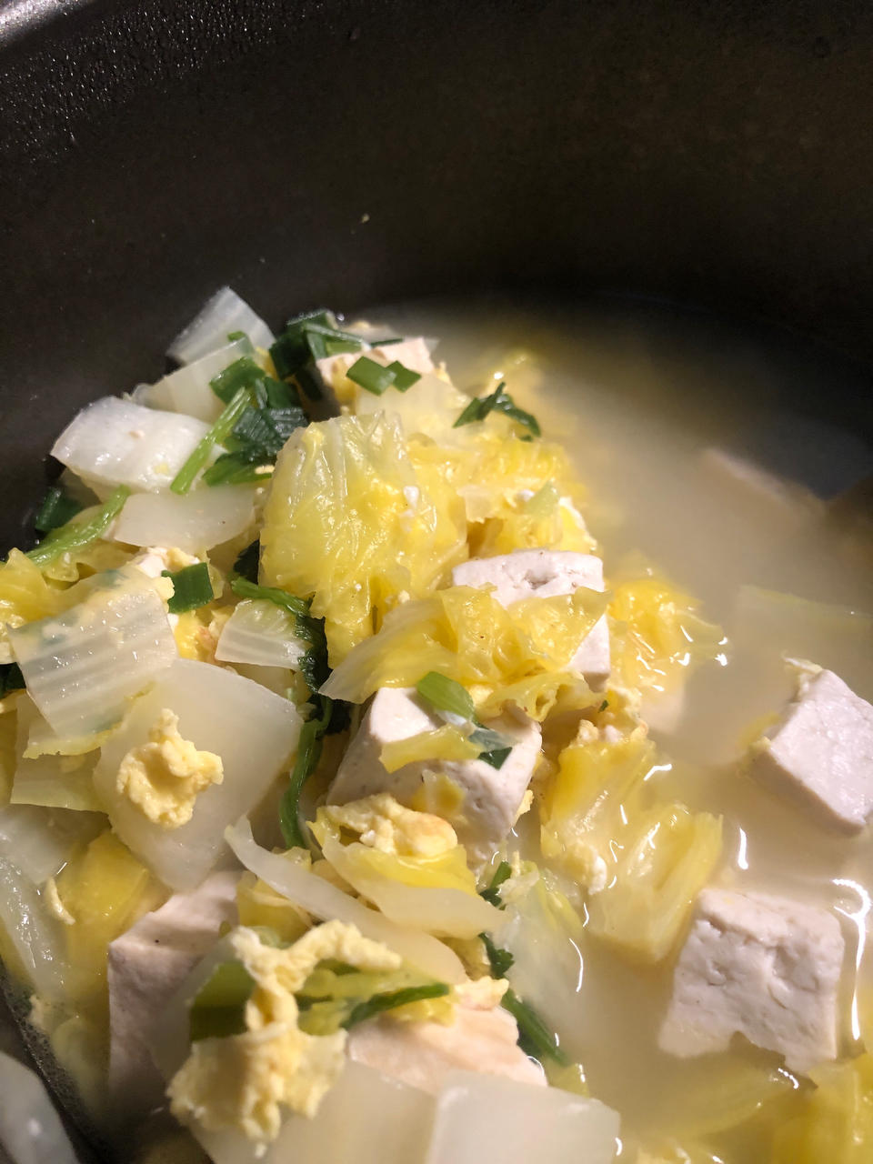白菜豆腐汤