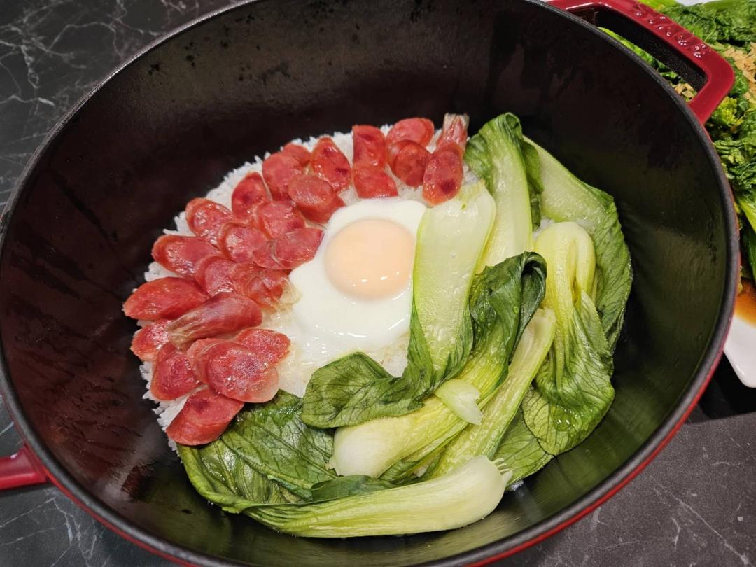 经典staub铸铁锅食谱之---腊味煲仔饭