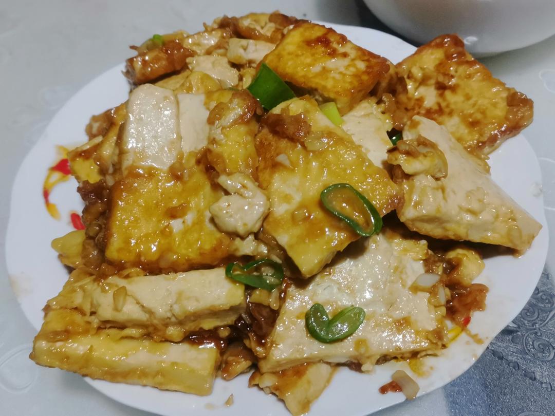 无敌好吃的香煎豆腐