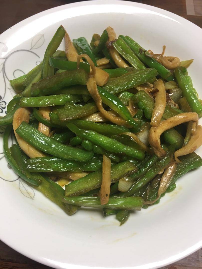 苦瓜杏鲍菇炒辣椒