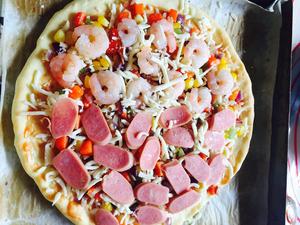 超级简单的田园披萨的做法 步骤5