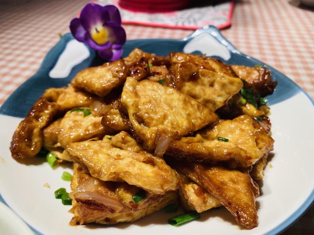 焖煎豆腐