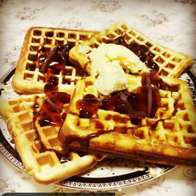 烘焙 华夫饼 你是我最大的秘密做的华夫饼 你是我