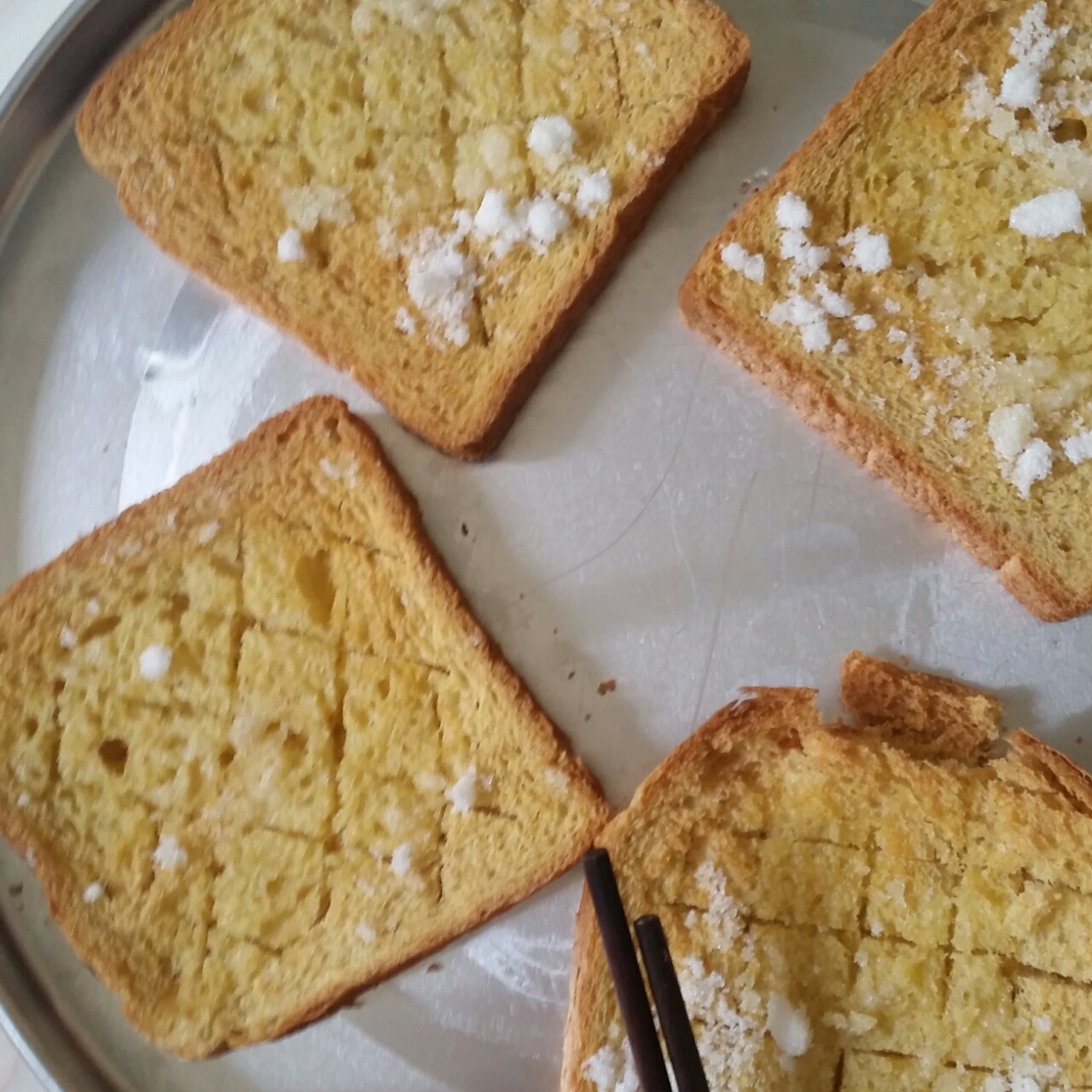 奶油砂糖厚片土司