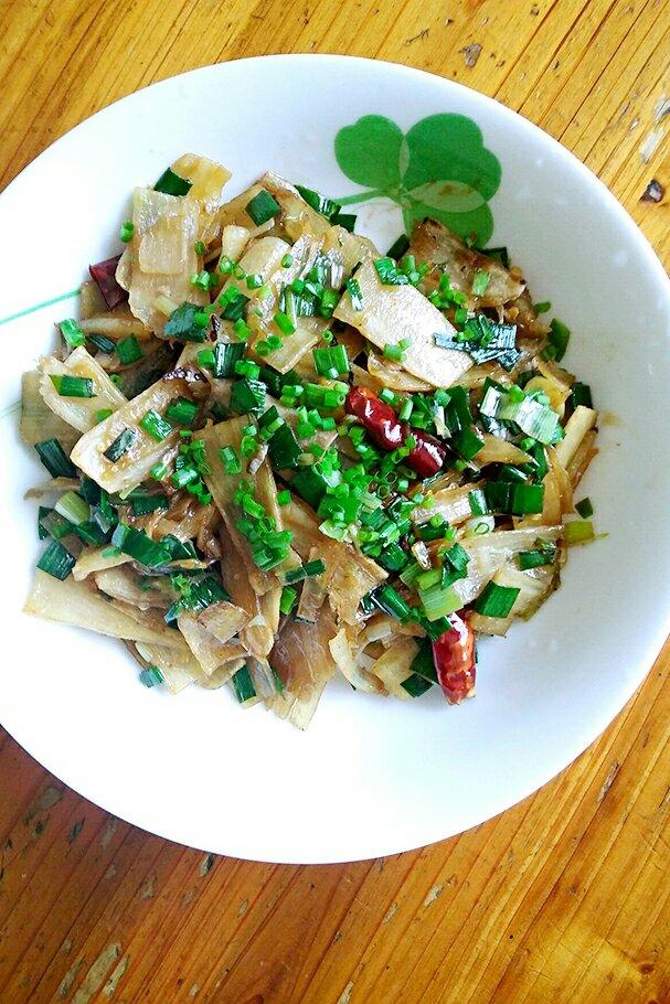 金子彧做的炒木薯