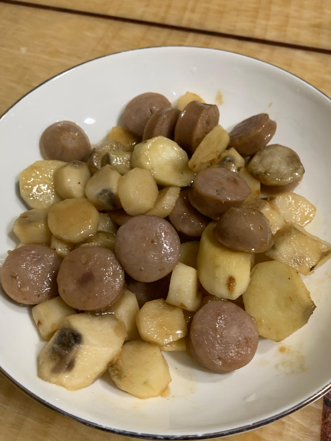 好吃到光盘的山药炒肉片